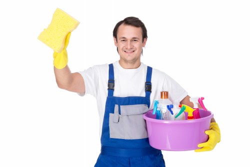 Oven cleaning team promoting ethical labour standards