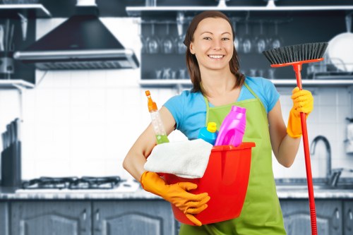 Local end of tenancy cleaning team preparing a property in Lambeth