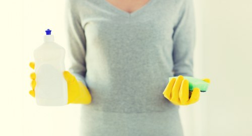 After builders cleaning for a renovated home in Lambeth